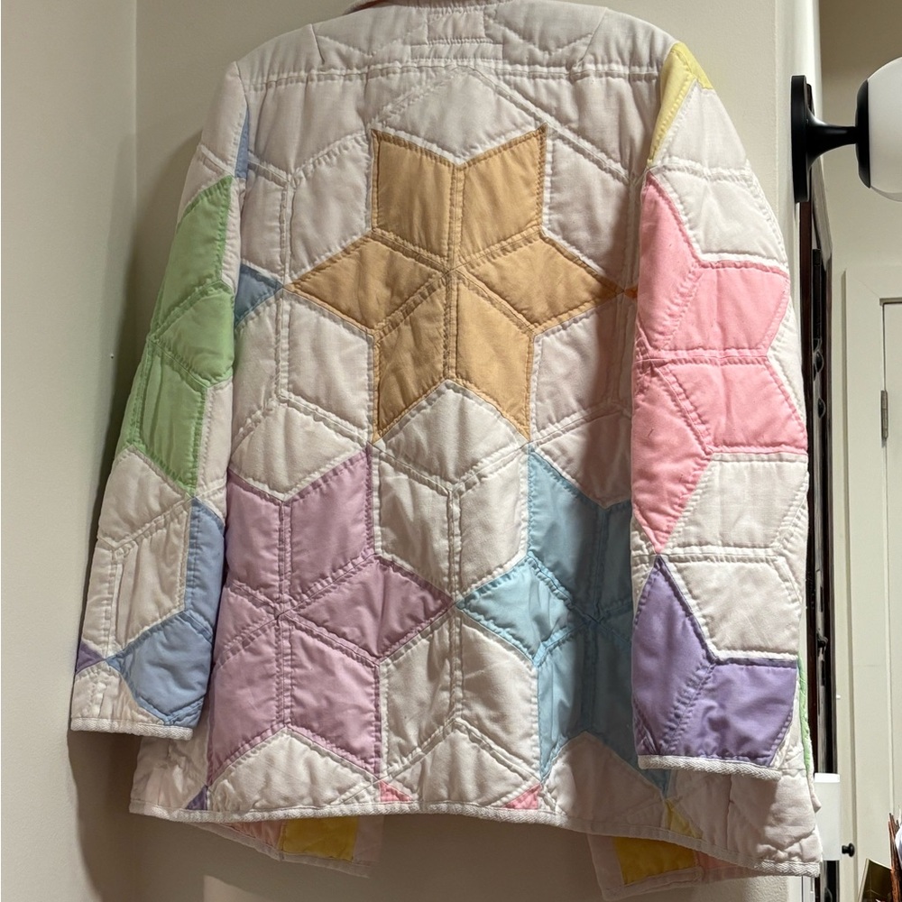 Stoned Immaculate Rainbow Bright Quilted Coat - Picture 3 of 4